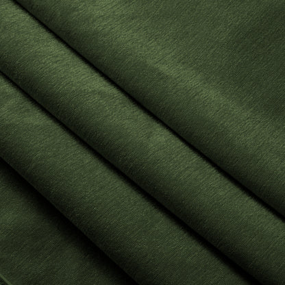 Green Slipcovered Chenille Deep-Seat 2-Seat Sofa,Removable Cover
