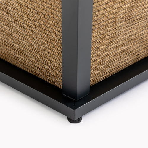 28" Propane Gas Fire Pit Table, 50000 BTU Square Steel Fire Pit for Outside Patio Deck Garden Courtyard -Brown