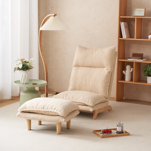 Ergonomic Continuous Adjustable Folding Lazy Recliner Sofa Chair