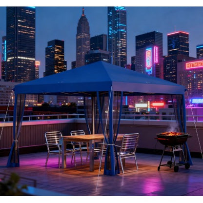 Height Adjustable Pop Up Canopy Tent,Instant Gazebo,Screen House Room with Carry Bag