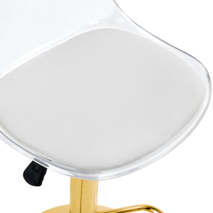 Modern minimalist bar chairs and bar stools. Can rotate 360 ¡ã and adjust lifting. PET backrest and PU seats. Set of 2. Suitable for bars, restaurants, and front desk cashiers.