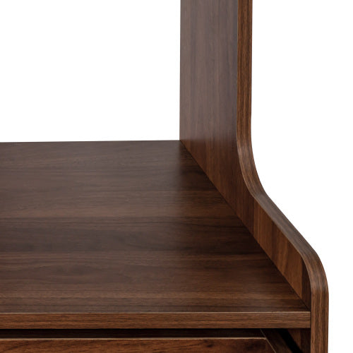 Kitchen Pantry Hutch Storage Cabinet, Farmhouse Kitchen Hutch Buffet Cabinet with Microwave Stand, Freestanding Buffet Sideboard Coffee Bar Cabinet