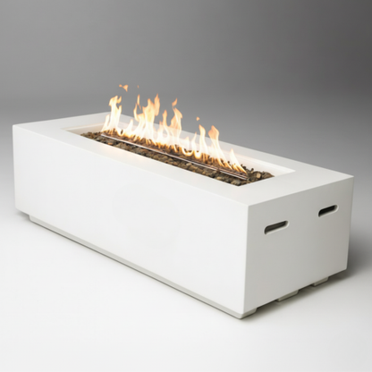 Outdoor Rectangle Propane Fire Pit Table 60inch