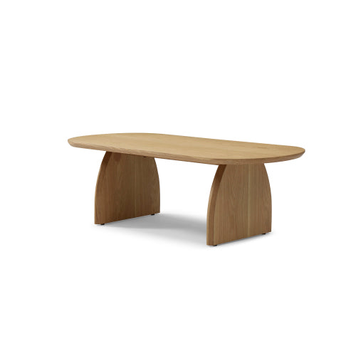 47.24inch  Oval Wood Veneer Coffee Table