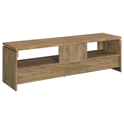 Mango 59 inch TV Stand with 2 Drawers and Open Storage Shelf