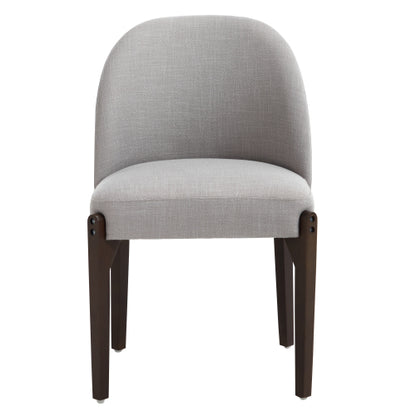Wooden Dining Chairs Set of 2, Modern Fabric Upholstered Dining Room Chair Kitchen Chairs, Farmhouse Dinner Chair for Kitchen Dining Room
