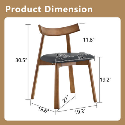 Pull up dining table and chair combination, wood color medium density fiberboard tabletop with black metal table legs