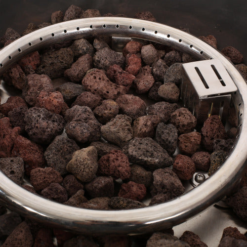 Outdoor 31" WPC Base Square Propane Fire Pit - 40,000 BTU, Grey