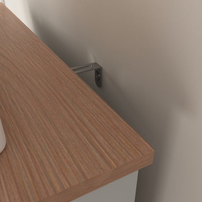 White Kitchen Pantry Cabinet with Microwave Shelf Drawer and Adjustable Storage