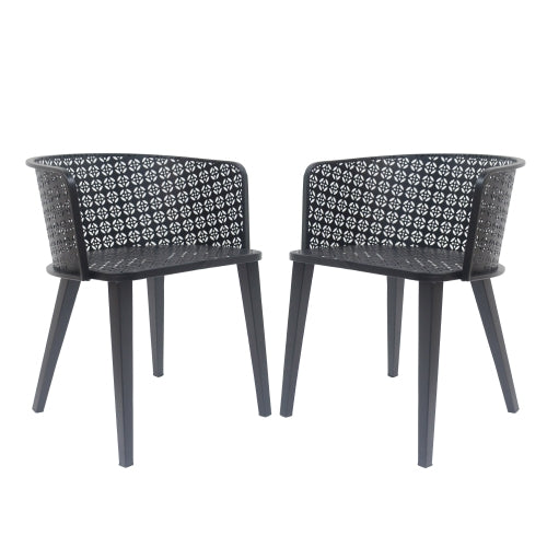 Milan Outdoor Dining Chair(Set of 2)