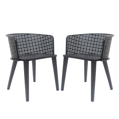 Milan Outdoor Dining Chair(Set of 2)
