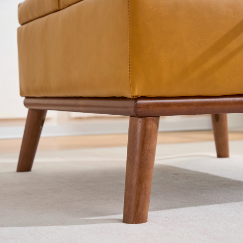 31 inch Storage Ottoman Coffee Table with Lift Top, Mid Century Modern