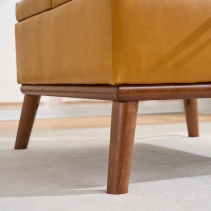 31 inch Storage Ottoman Coffee Table with Lift Top, Mid Century Modern