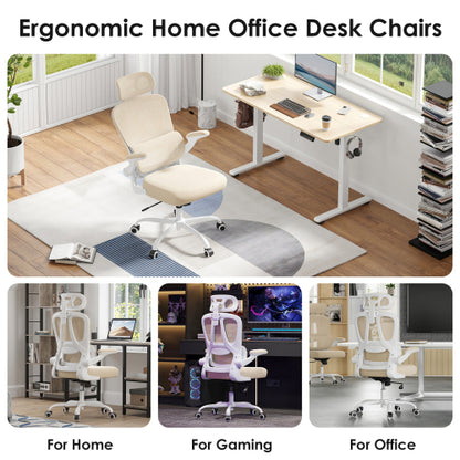 Ergonomic Office Chair, Desk Chair with Headrest and Lumbar Support, High Back Swivel Home Office Chair with Headrest for Home Office Bedroom, Gifts