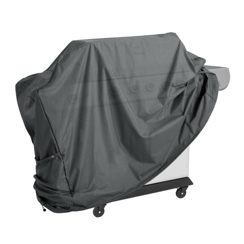 SHIELD PATIO OUTDOOR BBQ GRILL COVER, DARK GRAY