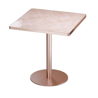 31.5inch Square Modern Tulip Dining Table with Faux Marble Sintered Stone Top