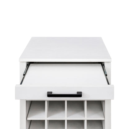 WHITE  color modular 24  wine bar cabinet Buffet Cabinet
