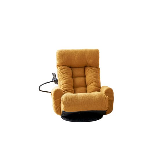 5-Angle Adjustable 360 degree  Rotatable Leisure Sofa Chair with Phone Holder