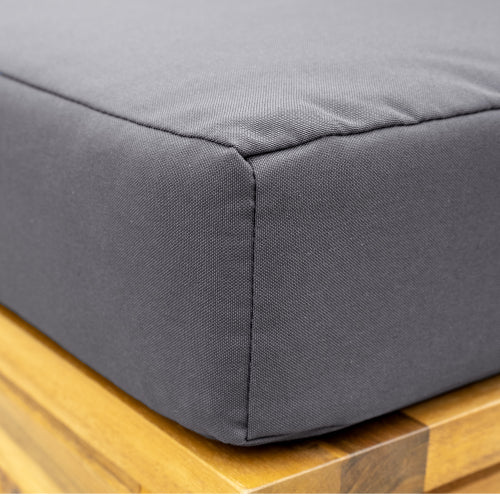 U_Style Acacia Wood Adjustable Backrest Outdoor Lounge Chair, Suitable for Gardens