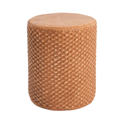 Evie Outdoor Patio Round MGO Side Table, Brown