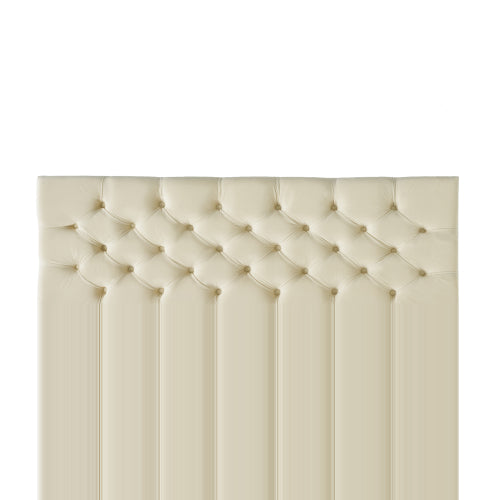 51 inch Beige Diamond Tufted Storage Ottoman Bench, Soft Close Pressure Hinge Upholstered Entryway Footrest