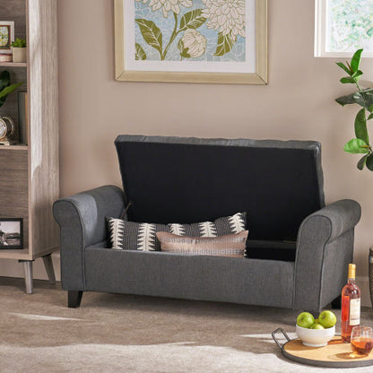 ARMED STORAGE BENCH