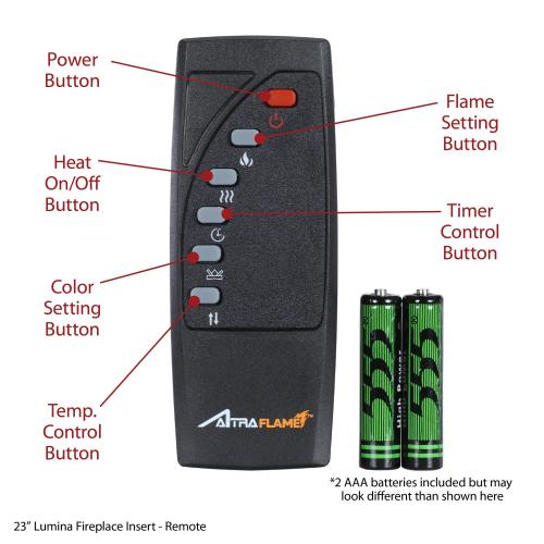 Lumina Fireplace TV Stand for TVs up to 70"