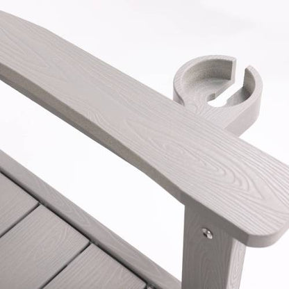 Minimalist Light Gray bench Environmentally friendly and recyclable, suitable for both indoor and outdoor use. Just wipe it clean when it gets dirty