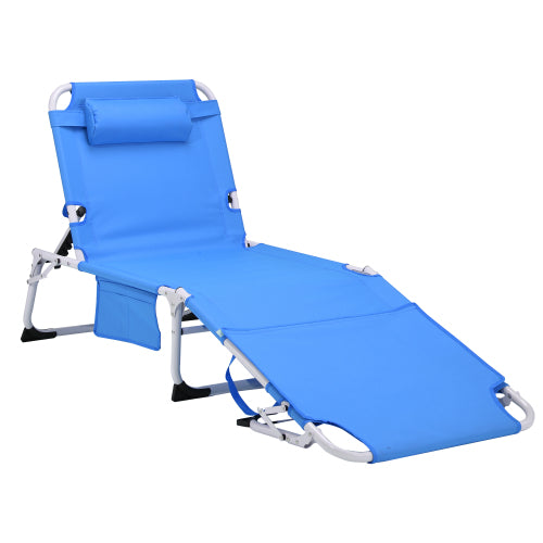 3-in-1 Heavy Duty Tanning Chair with Face Hole Adjustable 5-Position Folding Chaise Lounge Chairs for Outside Portable Lay Flat Beach Lounge Chair for Outdoor