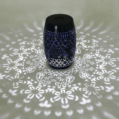 SOLAR SIDE TABLE,DARK BLUE COLOR
