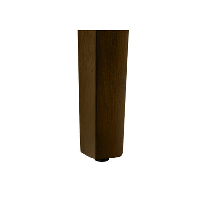 Bench, 44inch  Rectangular, Upholstered, Wood, Dining Room, Kitchen, Entryway, Brown Solid Wood, Brown Fabric, Transitional