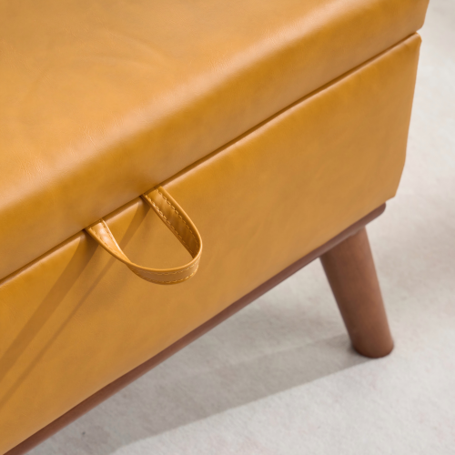 31 inch Storage Ottoman Coffee Table with Lift Top, Mid Century Modern