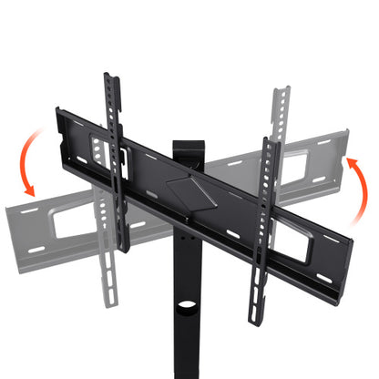 52 Inch Height Rotatable TV Stand with VESA Mount, Power Outlet & Music Sync LED Lights for 75 Inch TV