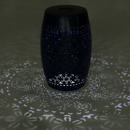 SOLAR SIDE TABLE,DARK BLUE COLOR