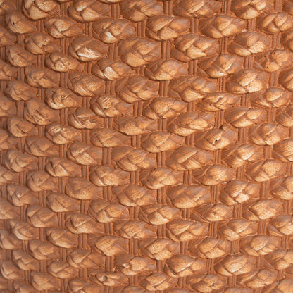 Evie Outdoor Patio Round MGO Side Table, Brown