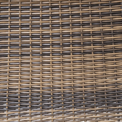 Outdoor Acacia Wood Dining Table,Teak Finish+ Grey Wicker