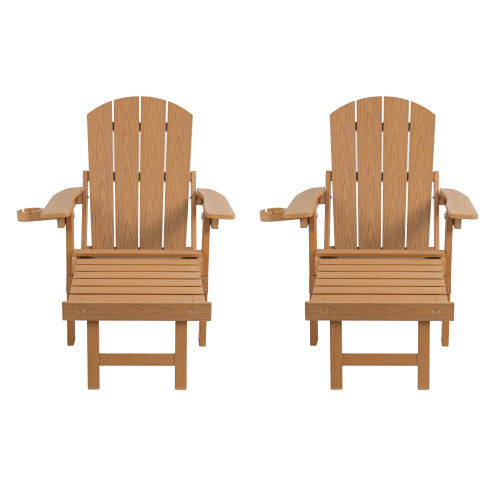 2-Piece All-Season Outdoor Lounge Chairs For Patio Leisure & Garden Relaxation Moments