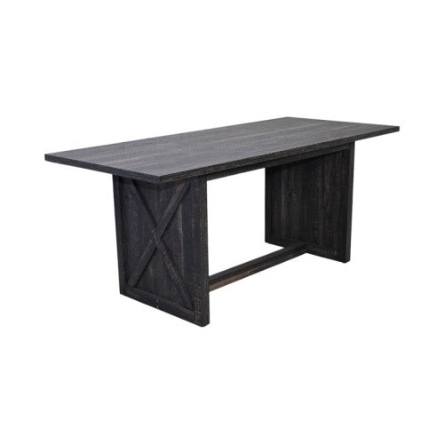 70.87inch Farmhouse Dining Table for 6-8, Rustic Rectangular Wood Kitchen Table, Gray