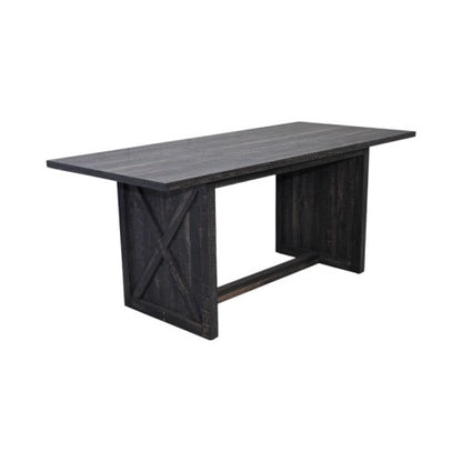70.87inch Farmhouse Dining Table for 6-8, Rustic Rectangular Wood Kitchen Table, Gray