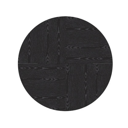 47 Inch Round Wood Grain Dining Table