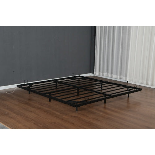 Queen Size Floating Bed Frames with LED Lights, Metal Platform Bed , Solid and Stable, Noise Free, No Box Spring Needed, Easy Assembly