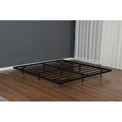 Queen Size Floating Bed Frames with LED Lights, Metal Platform Bed , Solid and Stable, Noise Free, No Box Spring Needed, Easy Assembly
