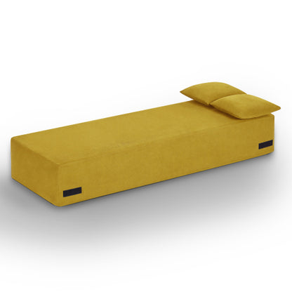 3-Seater Boneless Corduroy Sofa, No Assembly for Compact Spaces