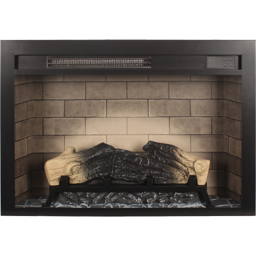 28 inch Electric Fireplace Insert, multicolored flames