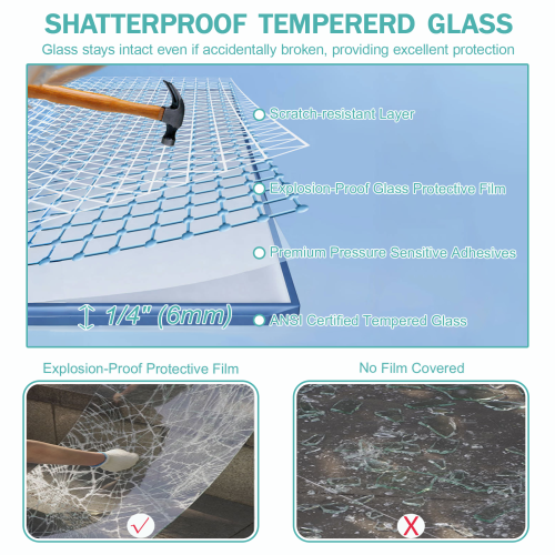 56"-60" W x 58" H Double Sliding Bathtub Shower Door, Semi-Frameless Bypass Tub Door, 1/4" (6mm) Tempered Glass with Explosion-Proof Film, Adjustable Aluminum Alloy Frame, Brushed Nickel 24D03-T60BNX