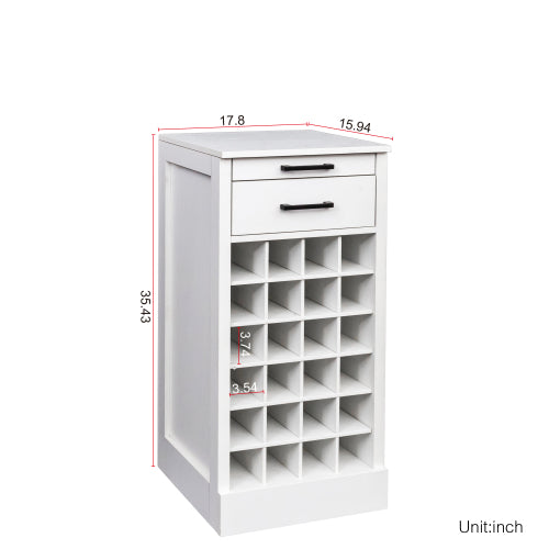 WHITE  color modular 24  wine bar cabinet Buffet Cabinet