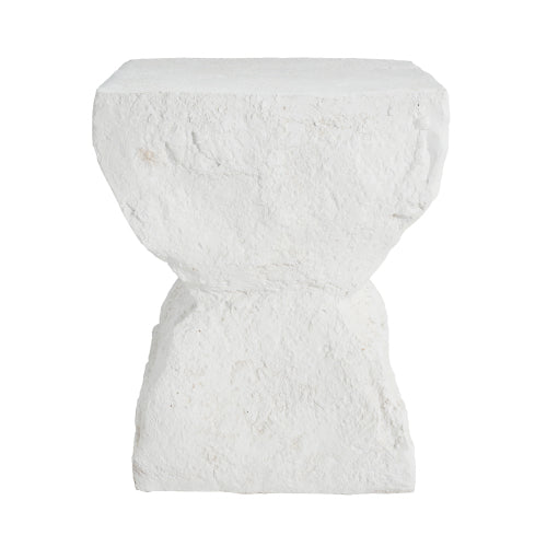 Cleo Outdoor Paito Modern Minimalist MGO Side Table, White