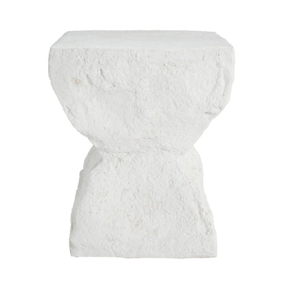 Cleo Outdoor Paito Modern Minimalist MGO Side Table, White