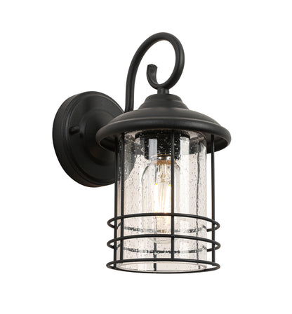 1 Waterproof Outdoor Wall Light, Outdoor Wall Light, Matte Black