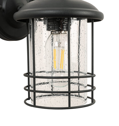 1 Waterproof Outdoor Wall Light, Outdoor Wall Light, Matte Black